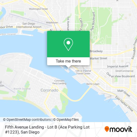 Mapa de Fifth Avenue Landing - Lot B (Ace Parking Lot #1223)