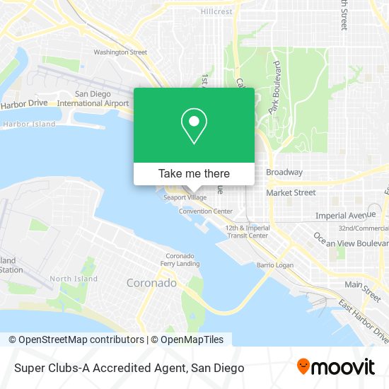 Super Clubs-A Accredited Agent map
