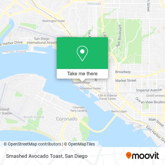 Smashed Avocado Toast map