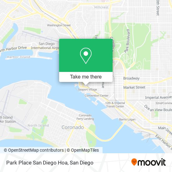 Park Place San Diego Hoa map