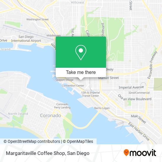 Mapa de Margaritaville Coffee Shop