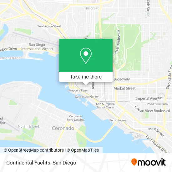 Continental Yachts map