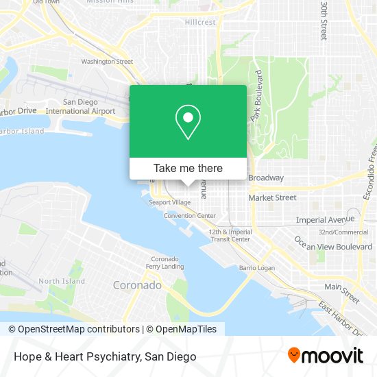 Mapa de Hope & Heart Psychiatry