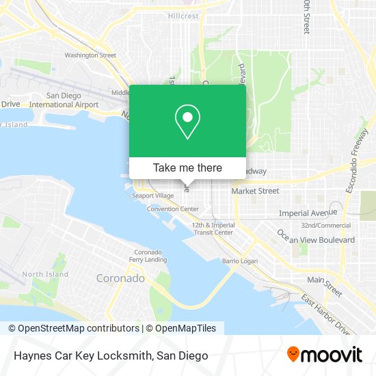 Mapa de Haynes Car Key Locksmith