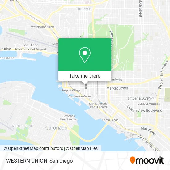 Mapa de WESTERN UNION