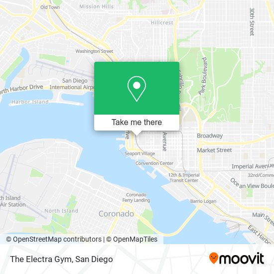 The Electra Gym map