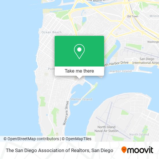 Mapa de The San Diego Association of Realtors