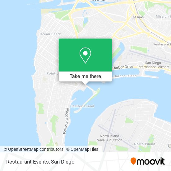 Restaurant Events map