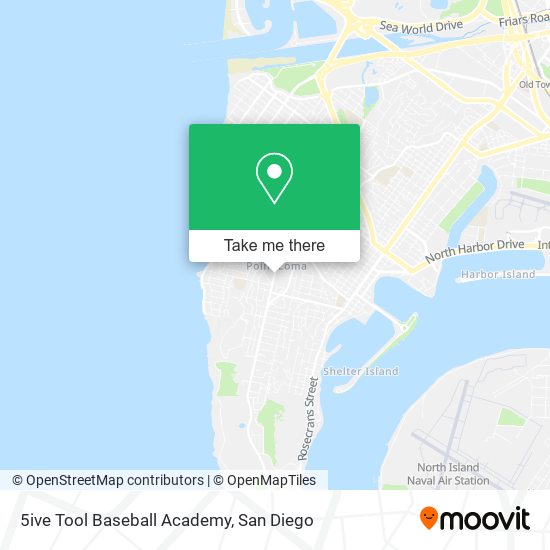 Mapa de 5ive Tool Baseball Academy