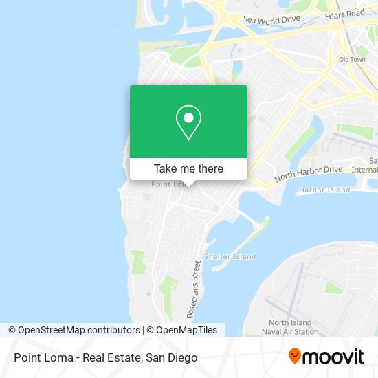 Point Loma - Real Estate map