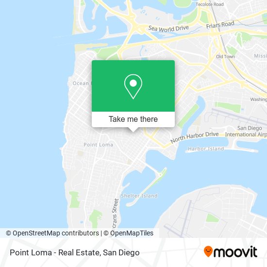 Point Loma - Real Estate map