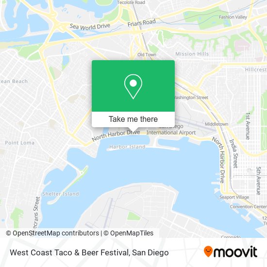 Mapa de West Coast Taco & Beer Festival