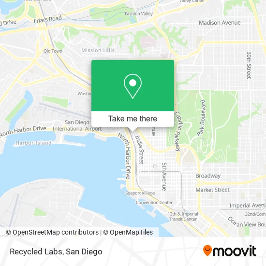 Mapa de Recycled Labs