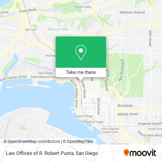 Mapa de Law Offices of R. Robert Punta