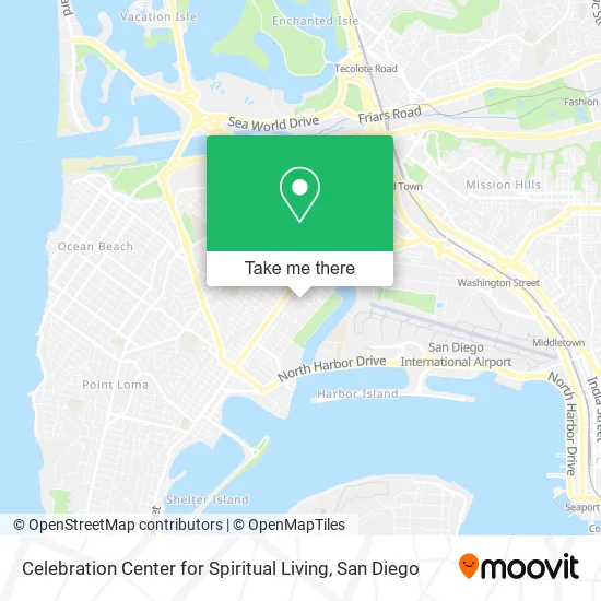 Mapa de Celebration Center for Spiritual Living