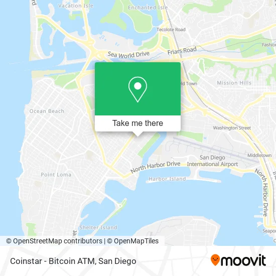 Mapa de Coinstar - Bitcoin ATM