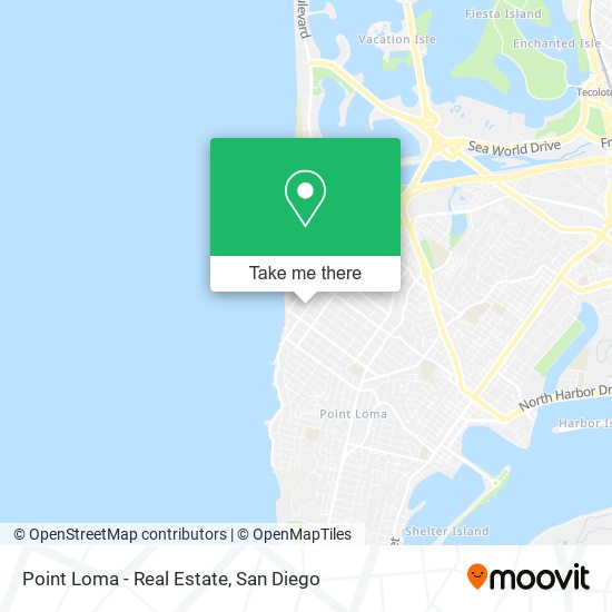 Mapa de Point Loma - Real Estate