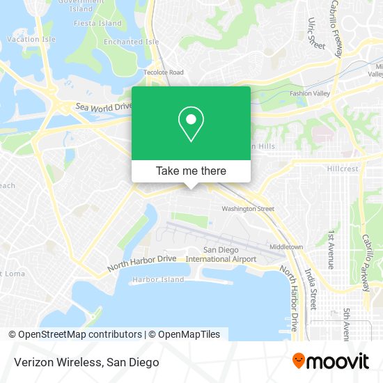 Verizon Wireless map