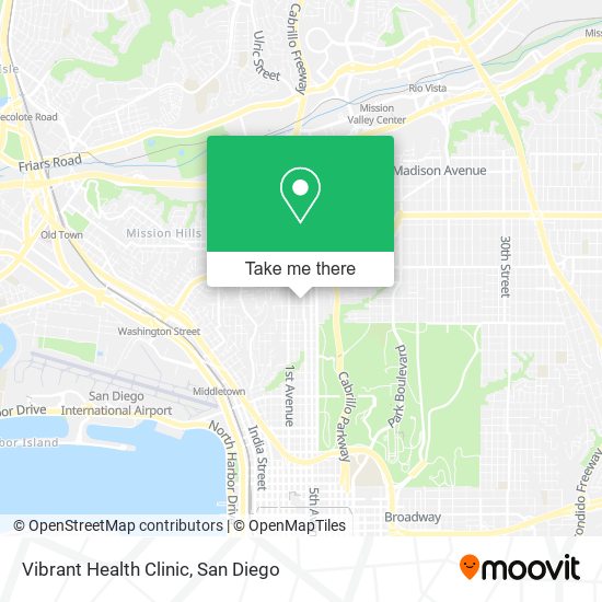 Vibrant Health Clinic map