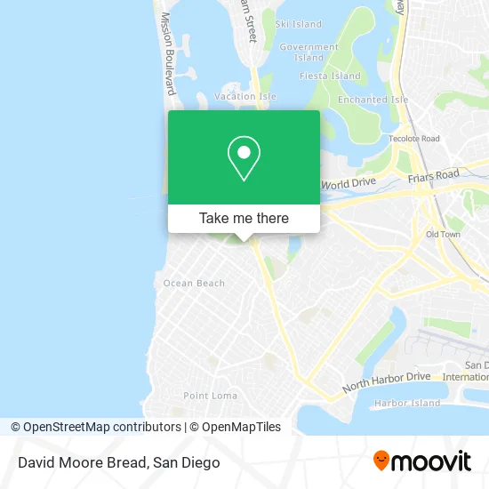 Mapa de David Moore Bread