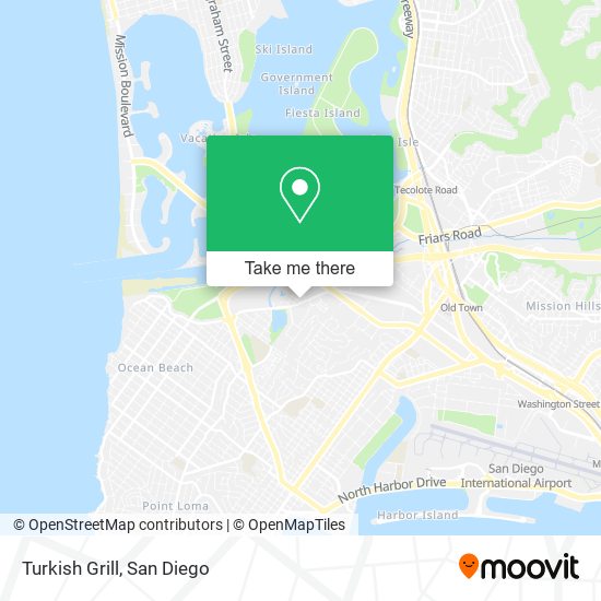 Mapa de Turkish Grill