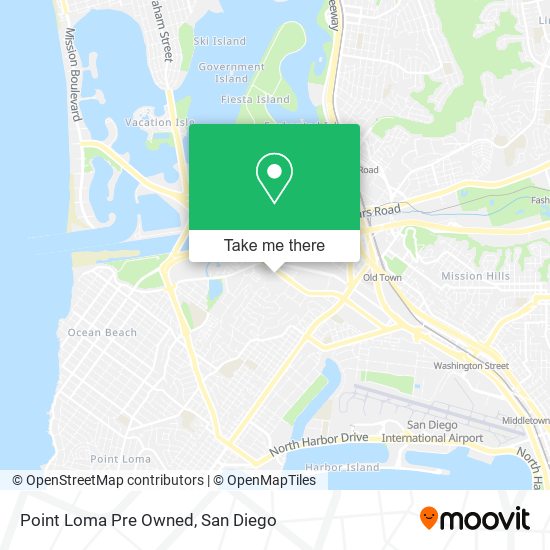 Point Loma Pre Owned map