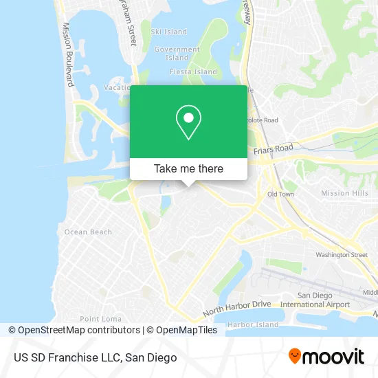 Mapa de US SD Franchise LLC