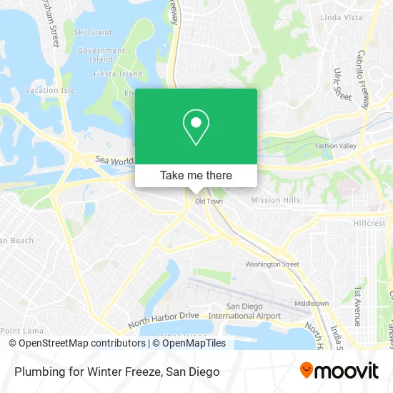 Plumbing for Winter Freeze map