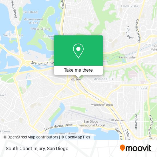 South Coast Injury map