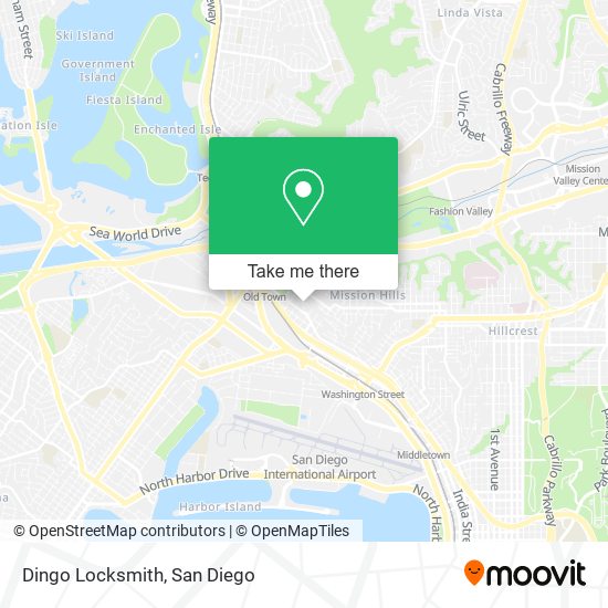 Dingo Locksmith map