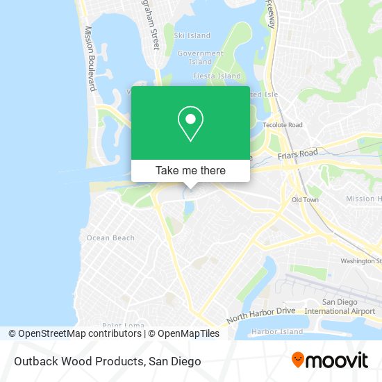 Outback Wood Products map