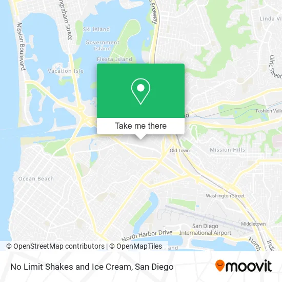 No Limit Shakes and Ice Cream map