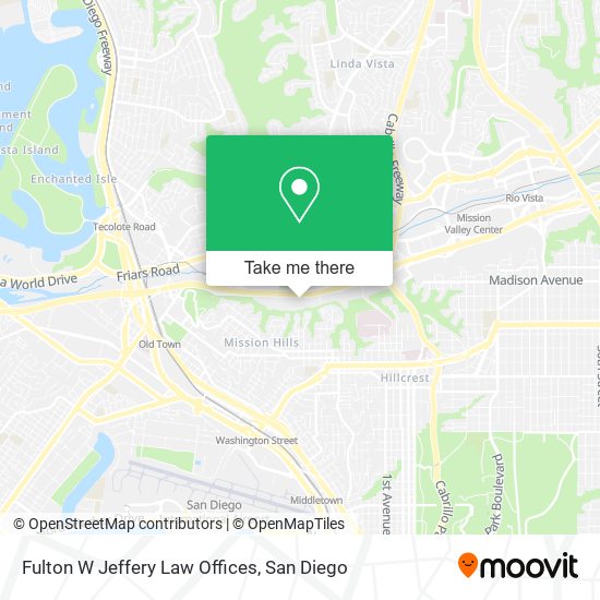 Fulton W Jeffery Law Offices map