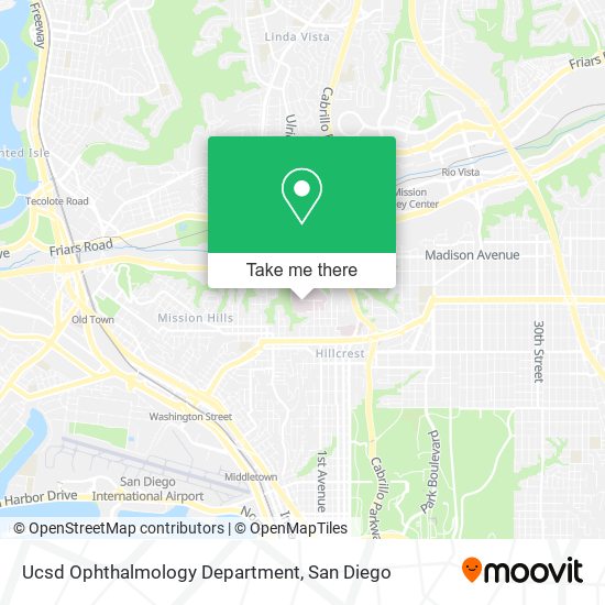 Ucsd Ophthalmology Department map