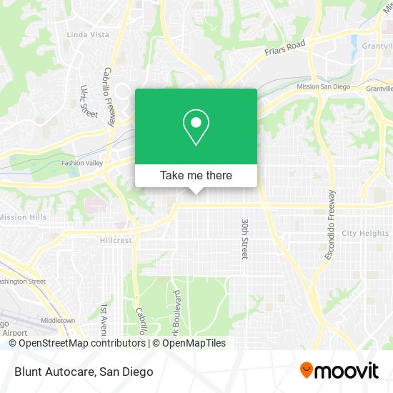 Mapa de Blunt Autocare