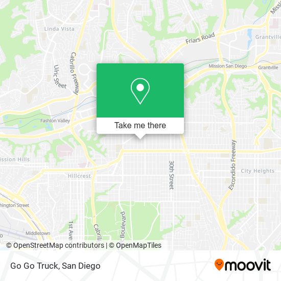 Go Go Truck map