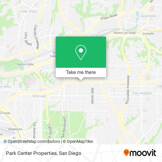 Mapa de Park Center Properties