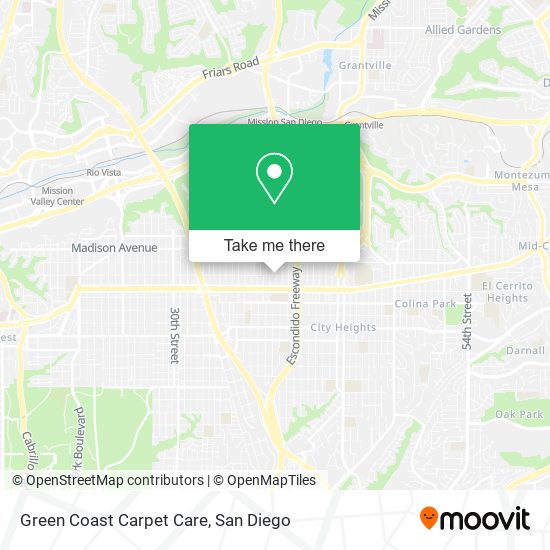 Green Coast Carpet Care map