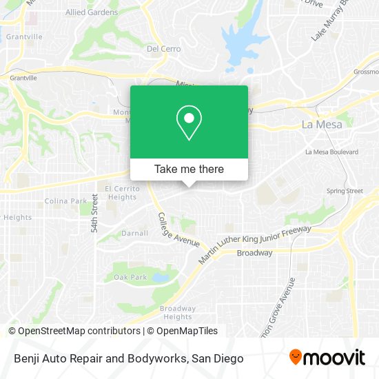 Mapa de Benji Auto Repair and Bodyworks