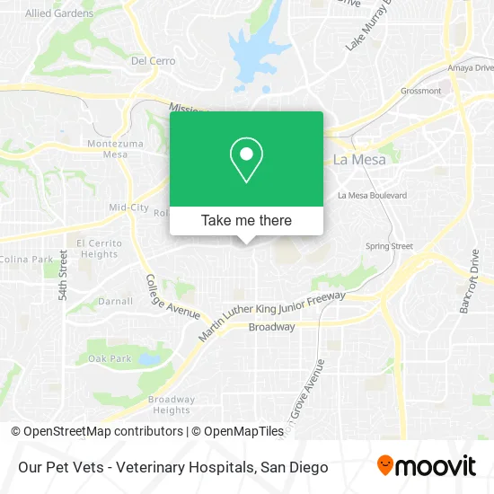 Our Pet Vets - Veterinary Hospitals map
