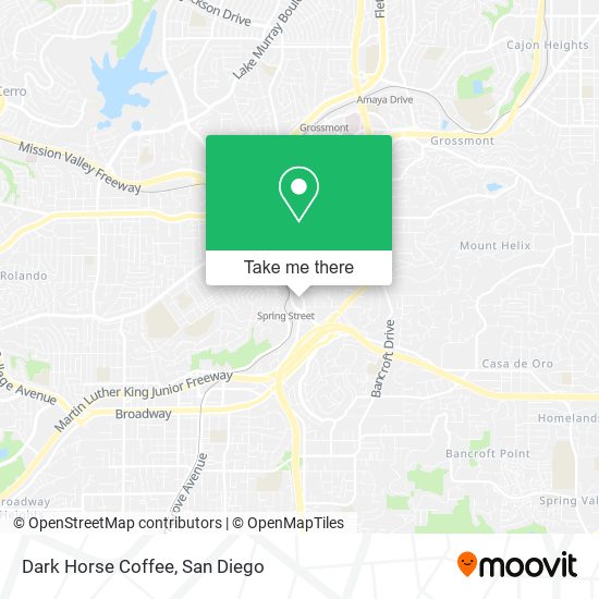 Dark Horse Coffee map