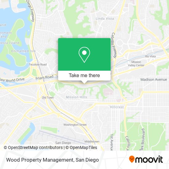 Mapa de Wood Property Management