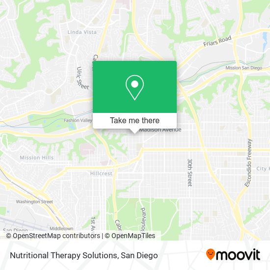 Nutritional Therapy Solutions map