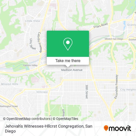 Mapa de Jehovah's Witnesses-Hllcrst Congregation