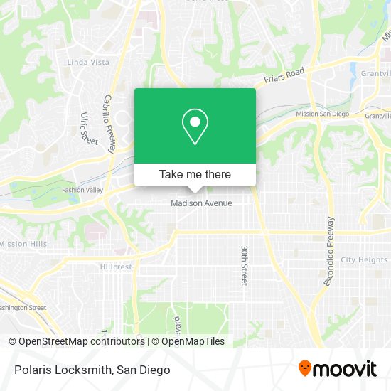 Polaris Locksmith map