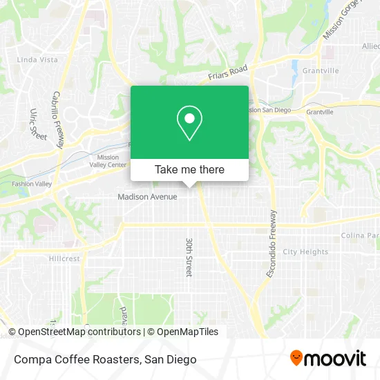 Mapa de Compa Coffee Roasters