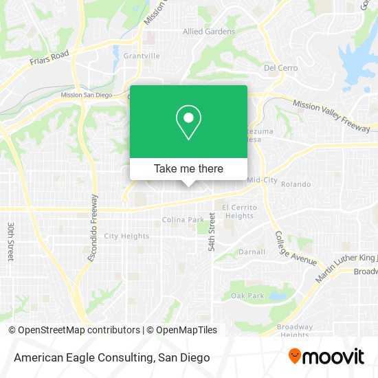 Mapa de American Eagle Consulting