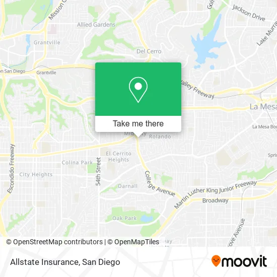 Mapa de Allstate Insurance