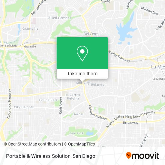 Portable & Wireless Solution map