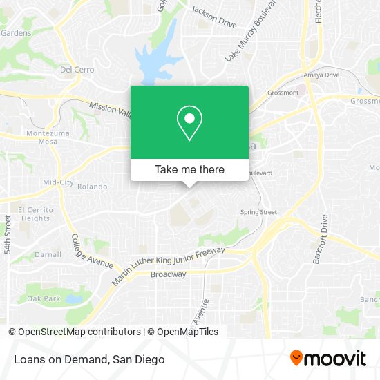 Loans on Demand map